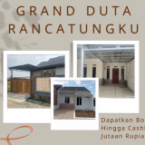 perumahan grand duta rancatungku,free biaya shm, full furniture