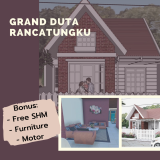 free biaya SHM, free tv led, furniture, Grand Duta Rancatungku