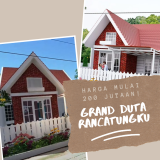 Desain klasik lokasi strategis, bonus furniture Grand Duta Rancatungku
