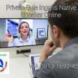 Privat bahasa Inggris Online dengan Native Speaker