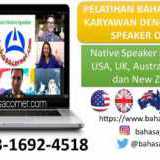 Bahasa Inggris Native Speaker Online untuk Karyawan