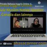 Private Bahasa Inggris Online dengan Bule Muslim Native Speaker