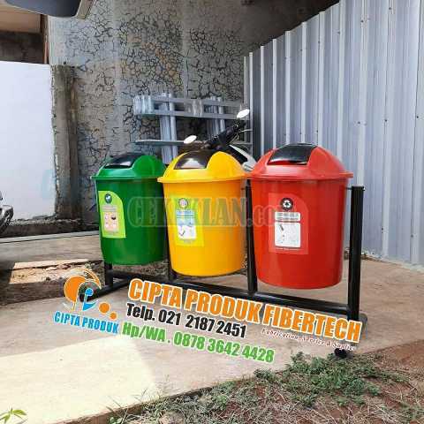 Pilah 3 in 1 Tempat Sampah Kapasitas 50 Liter