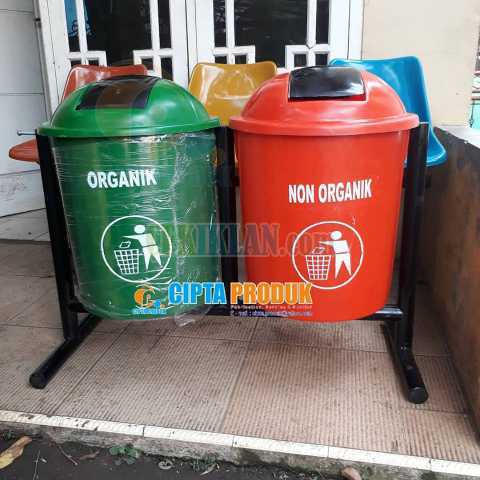 Tong Sampah Pilah 2 in 1 Kapasitas 50 Liter