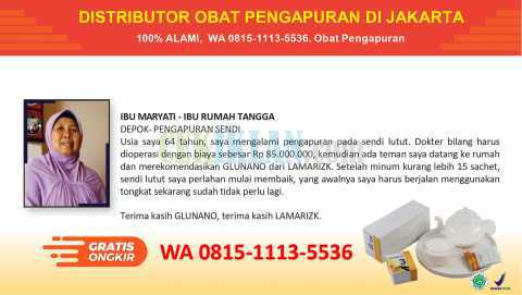 TERBUKTI MANJUR, WA 0815-1113-5536, Pengapuran Sendi Di Jakarta