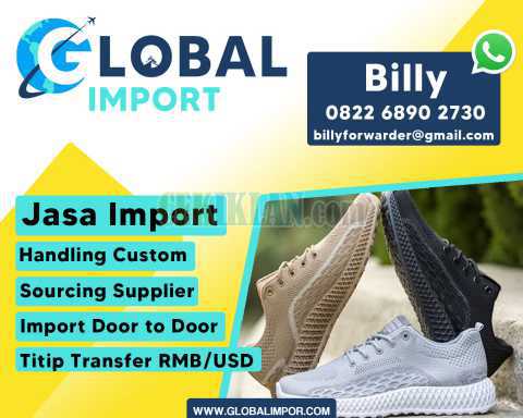 Jasa Import Sepatu | globalimpor.com | 082268902730