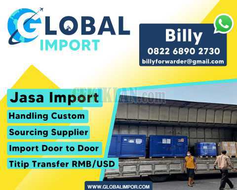 JASA IMPORT DOOR TO DOOR & BORONGAN | globalimpor.com | 082268902730