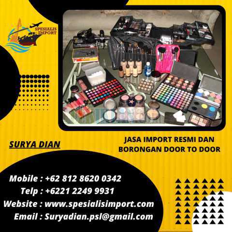 Jasa Import Kosmetik | spesialis Import | 081286200342