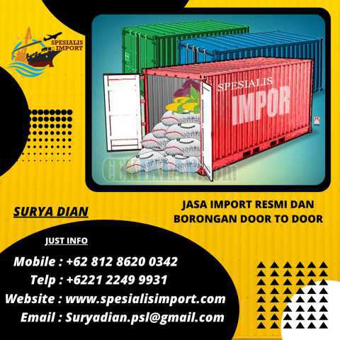 Jasa Import Asia / Eropa | Spesialis Import | 081286200342