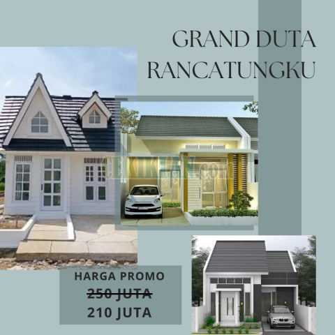 Rumah minimalis, legalitas aman, free desain, Grand Duta Rancatungku