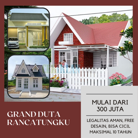 Grand Duta Rancatunku lingkungan asri dan bangunan nuansa klasik