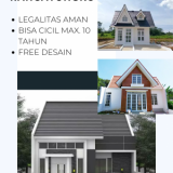 Rumah minimalis, legalitas aman, free desain, Grand Duta Rancatungku