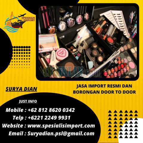 Jasa Import Alat Make Up | Spesialisimport.com | 081286200342