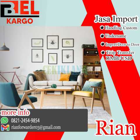 Jasa Import Furniture | Bel Kargo | 082124549854
