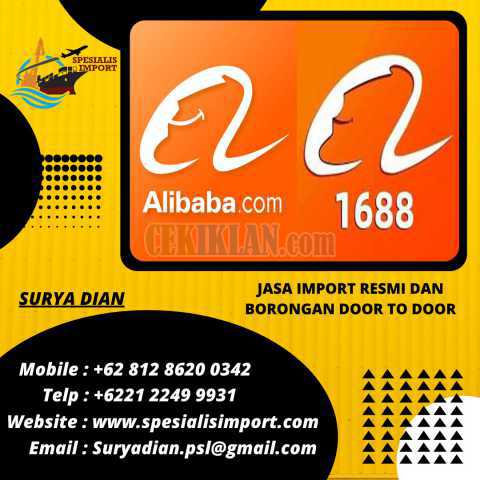 Jasa Titip Belanja Alibaba/ 1688 | Spesialisimport.com | 081286200342