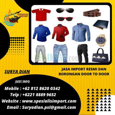 Spesialis Jasa Import Baju | Undername & Customs Clearance | 081286200342