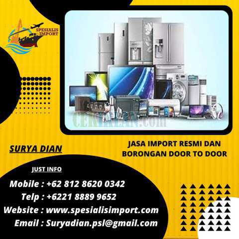 Jasa Spesialis Import Electronik | Spesialisimport.com | 081286200342