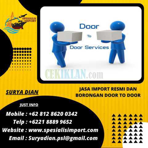 Jasa Import Door To Door | Spesialisimport.com | 081286200342