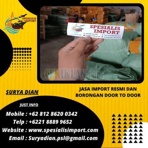 Spesialis Jasa Import | Undername & Customs Clearance | 081286200342