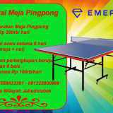 Sewa Rental Meja Pingpong 200rb per hari