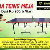 Sewa rental tenis meja pingpong termurah