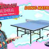 Meja Pingpong Merk Donic matrix diskon 50%