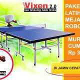 Meja Pingpong Merk VIXEN 2.0 bonus robopong