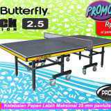 Tenis meja pingpong merk BUTTERFLY black edition