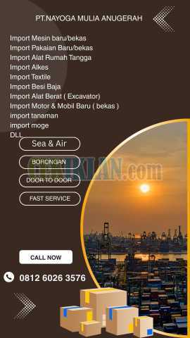 Jasa Import Barang China Via Udara