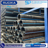 Pipa HDPE Rucika Batangan 2" - 18" panjang 6 - 8 meter